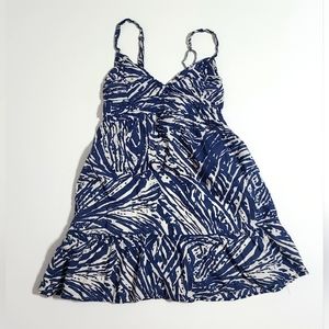 Hollister blue and white Short Summer Dress size medium M